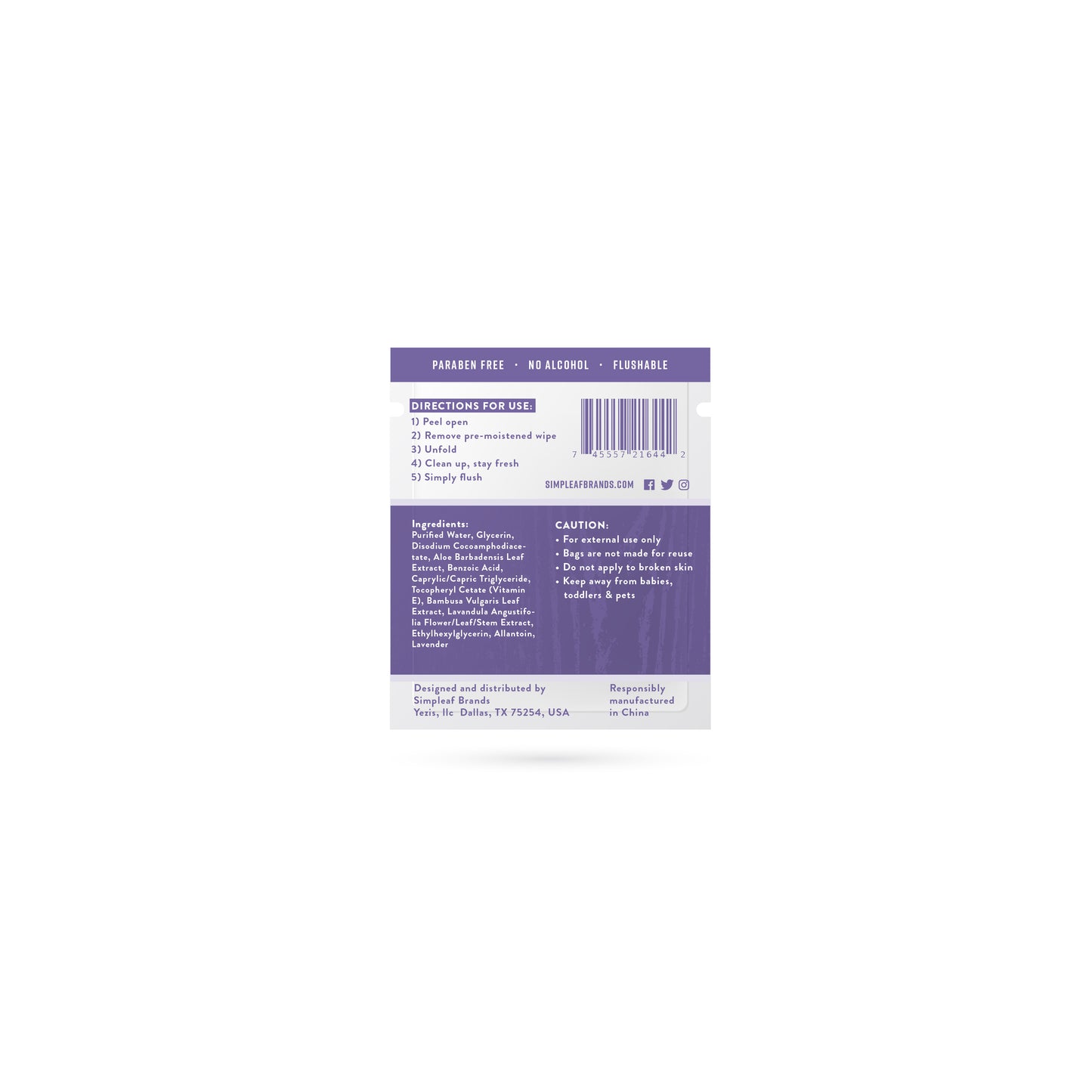 | scent: lavender