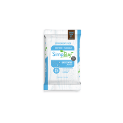 Simpleaf Brands Flushable Wipes, 25 Count Personal Wipes Unscented Convenient Pack - Perfect for Travel and On-the-go pulse