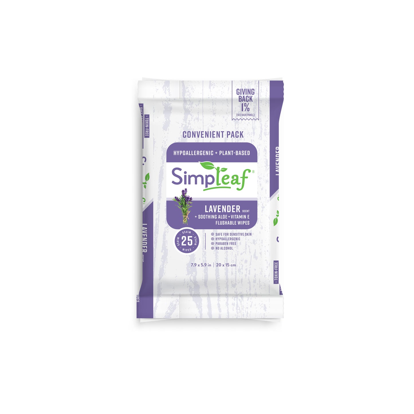 Flushable Wipes 25 Count