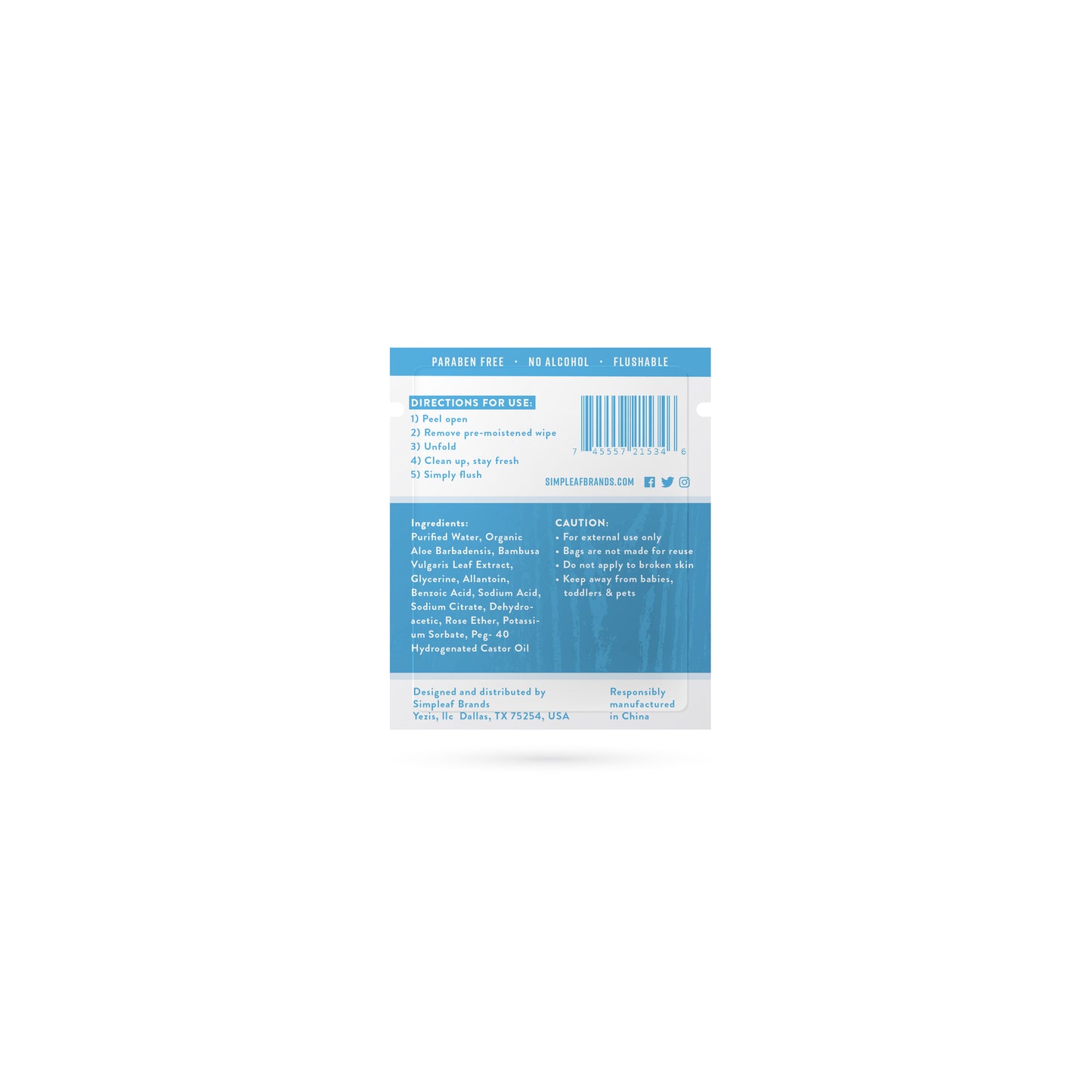 Flushable Wipes, 30 count