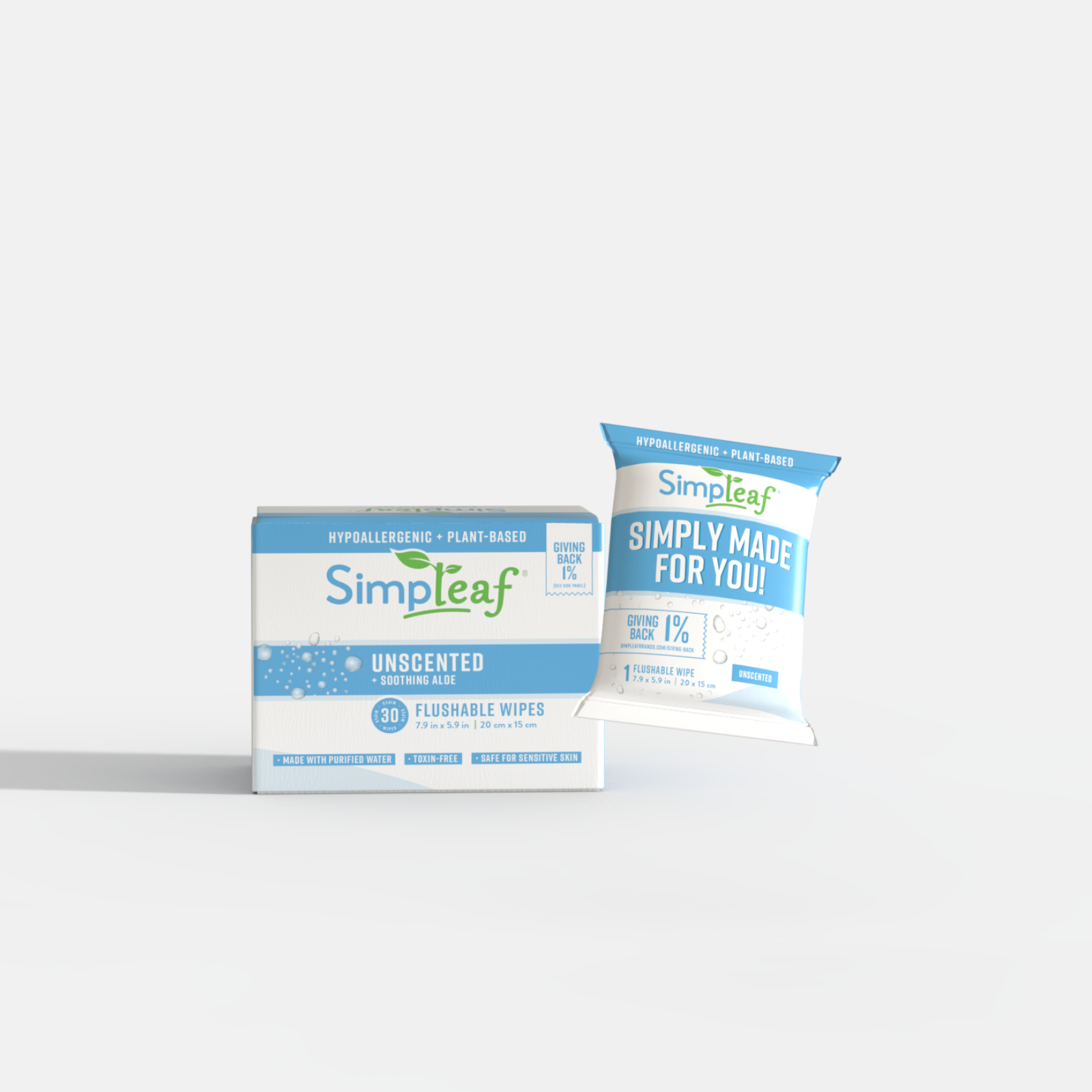 Unscented Flushable Wipes