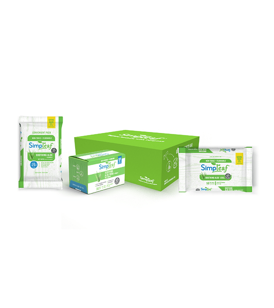 Aloe Vera Flushable Variety Bundle, Eco-Friendly, Paraben & Alcohol Free Hypoallergenic & Safe for Sensitive Skin,Soothing